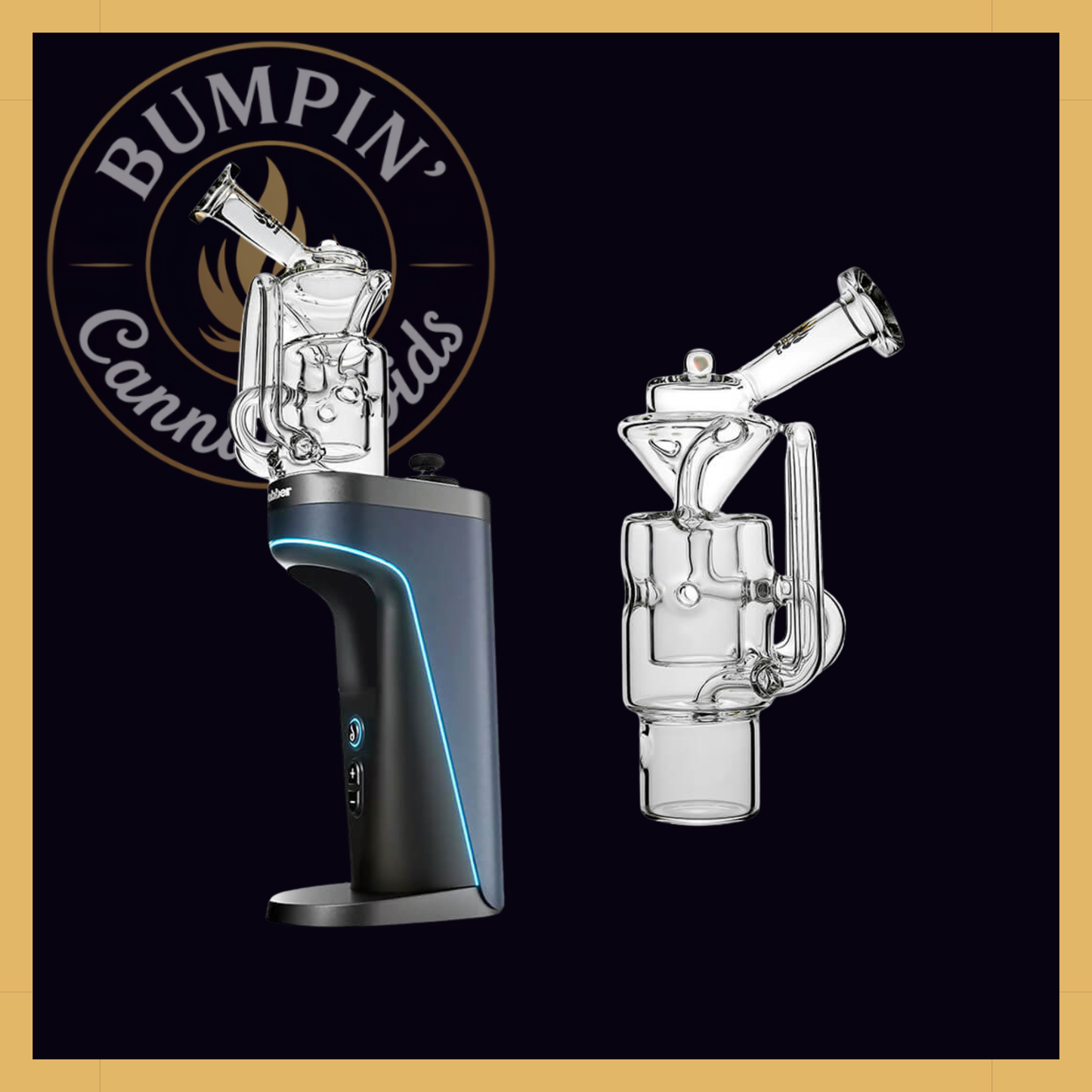 Calibear Straight Swiss Recycler Glass Attachment for Dr. Dabber Switch²