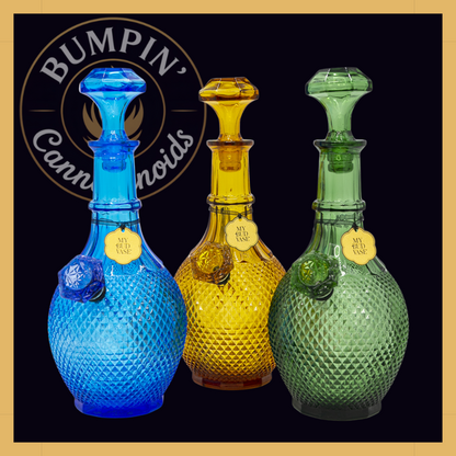 Jewel My Bud Vase – Diamond-Textured Decanter - Bumpin' Cann
