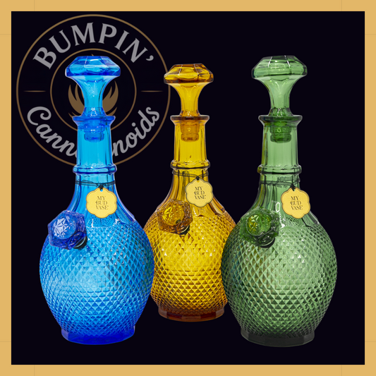 Jewel My Bud Vase – Diamond-Textured Decanter - Bumpin' Cann