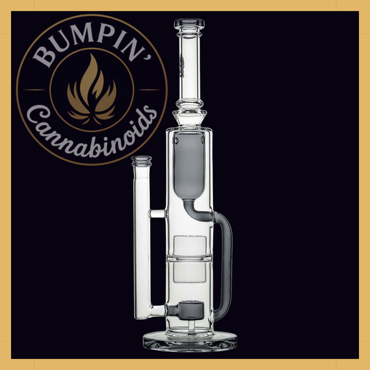 Calibear 14" Flower Klein Glass | High-Flow Recycler Water Pipe