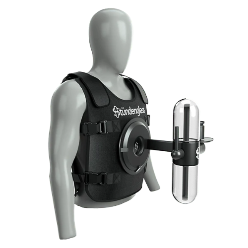 Stündenglass Chest Mount – Hands-Free Harness for Full-Size Gravity Infuser - Bumpin' Cann