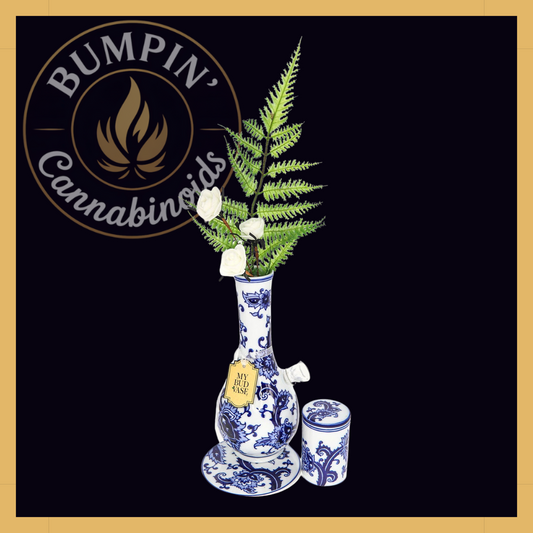 Joy My Bud Vase – Porcelain Floral Bong - Bumpin' Cann