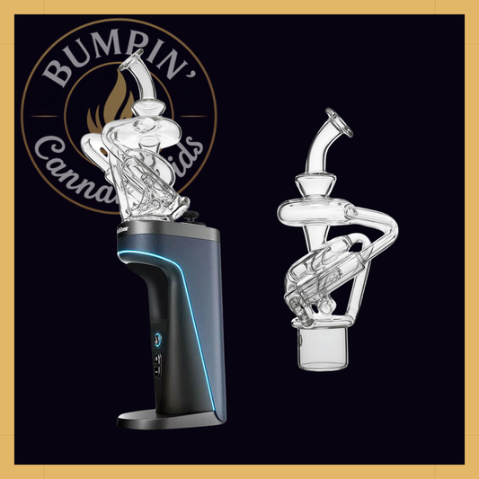 Calibear Double Jet Vortex Glass Attachment for Dr. Dabber Switch²
