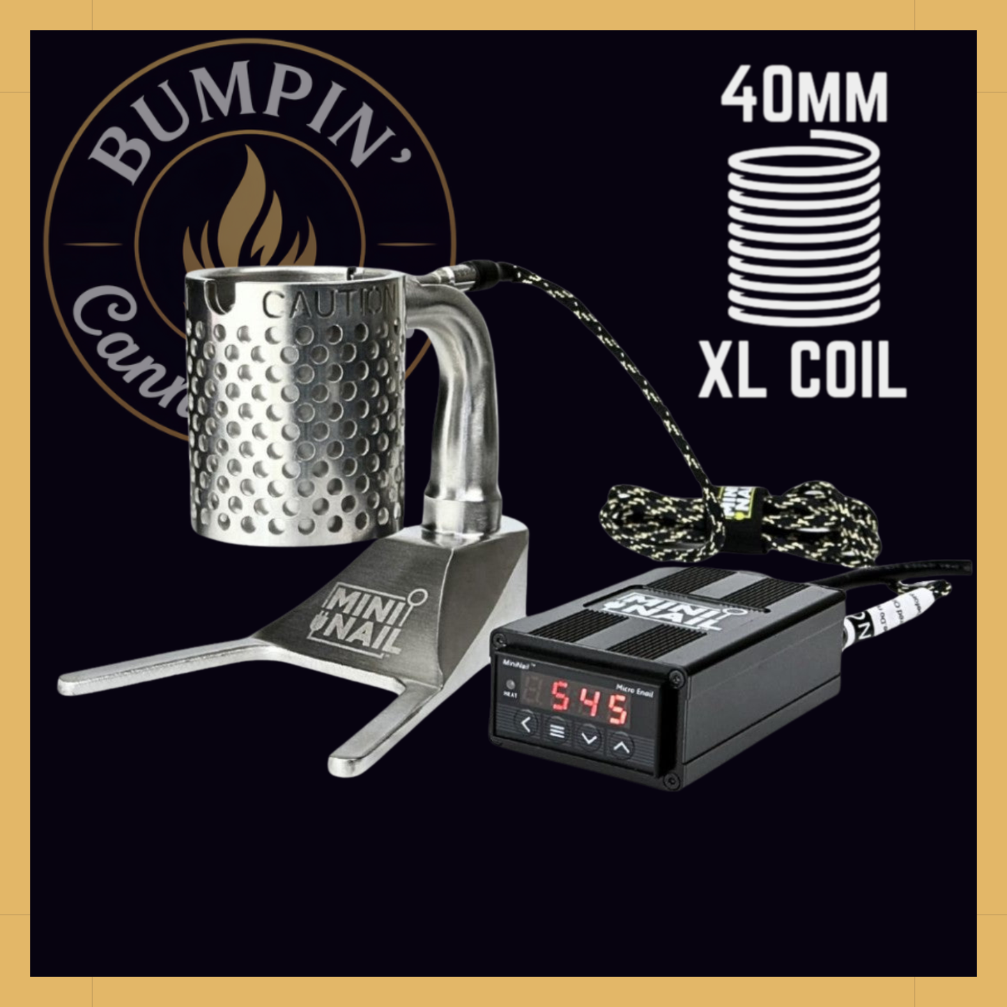 Coil Caddy with 40mm Coil and MiniNail Controller