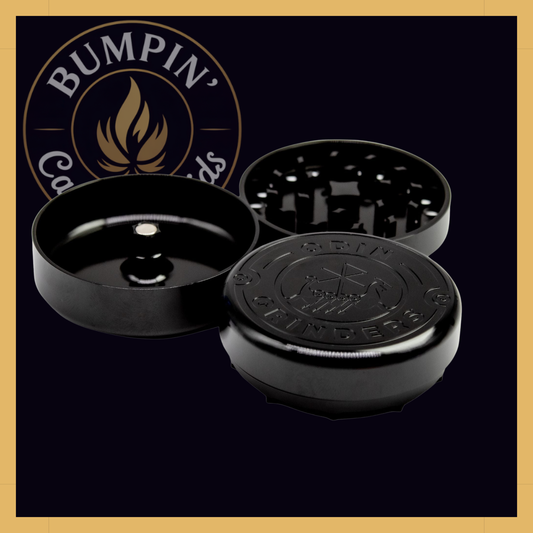 Obsidian Black Odin Threadless Grinder