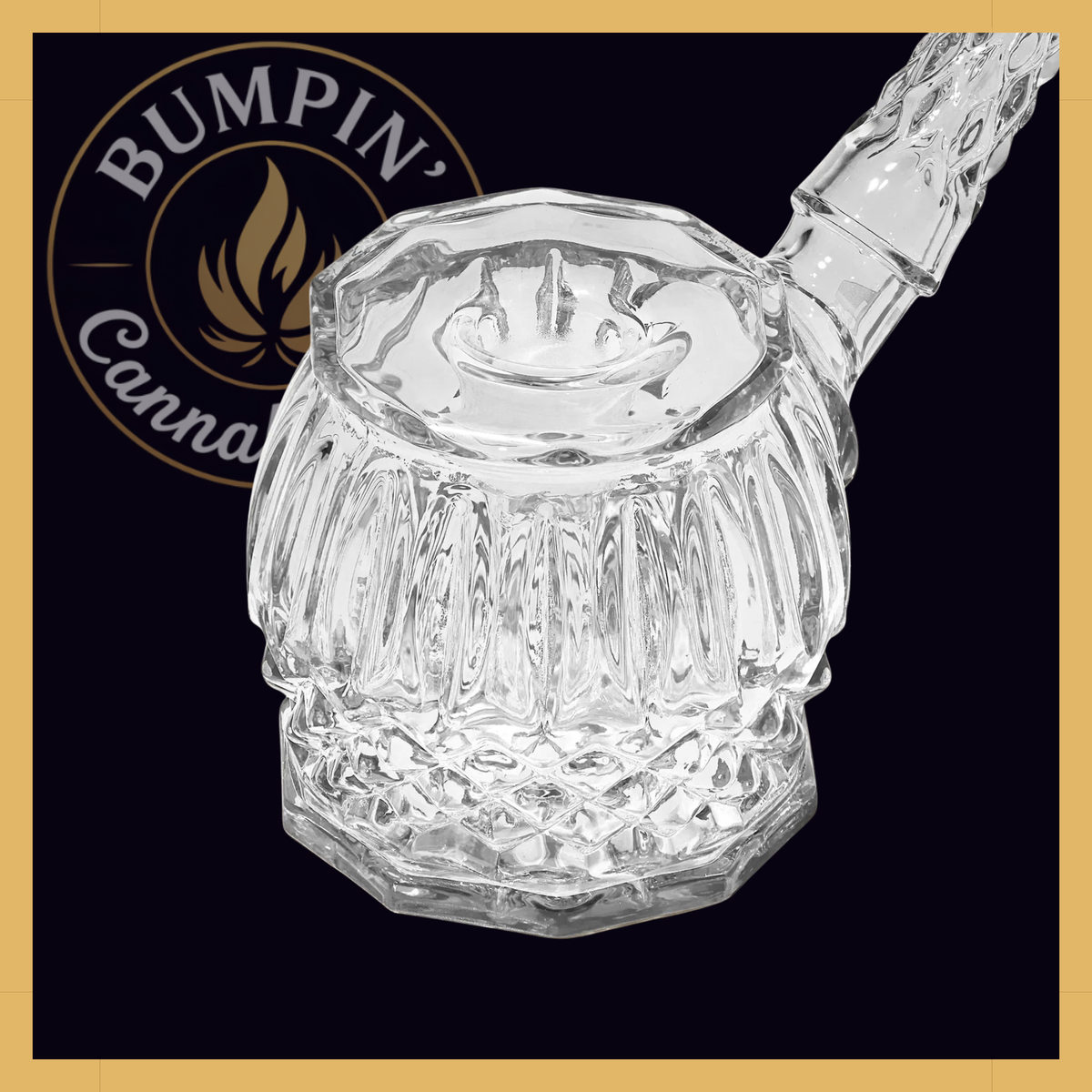 NWTN Home Highball borosilicate glass bubbler - Clear