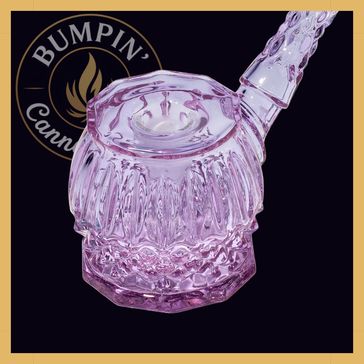 NWTN Home Highball borosilicate glass bubbler - Orchid