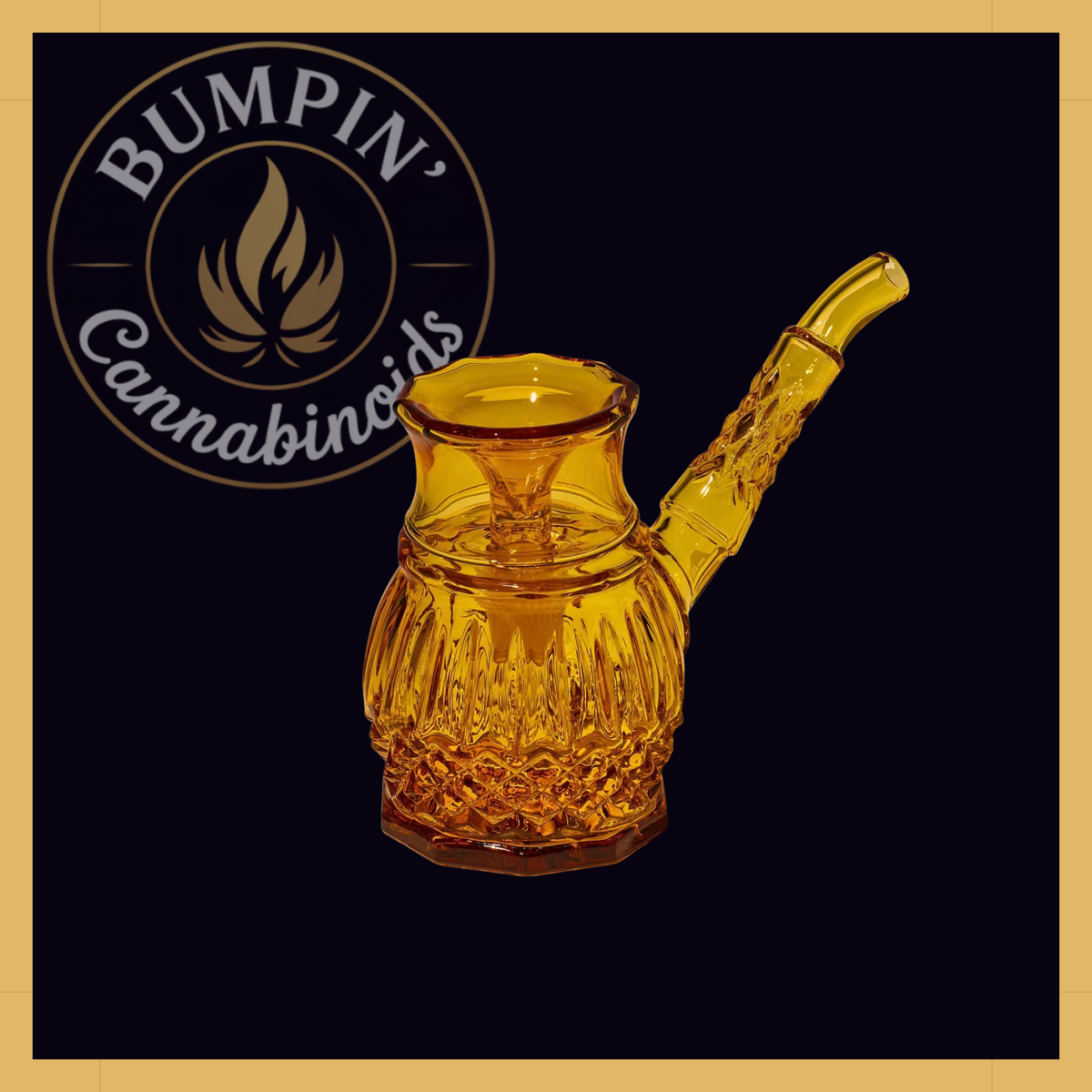 NWTN Home Highball borosilicate glass bubbler - Honeycomb