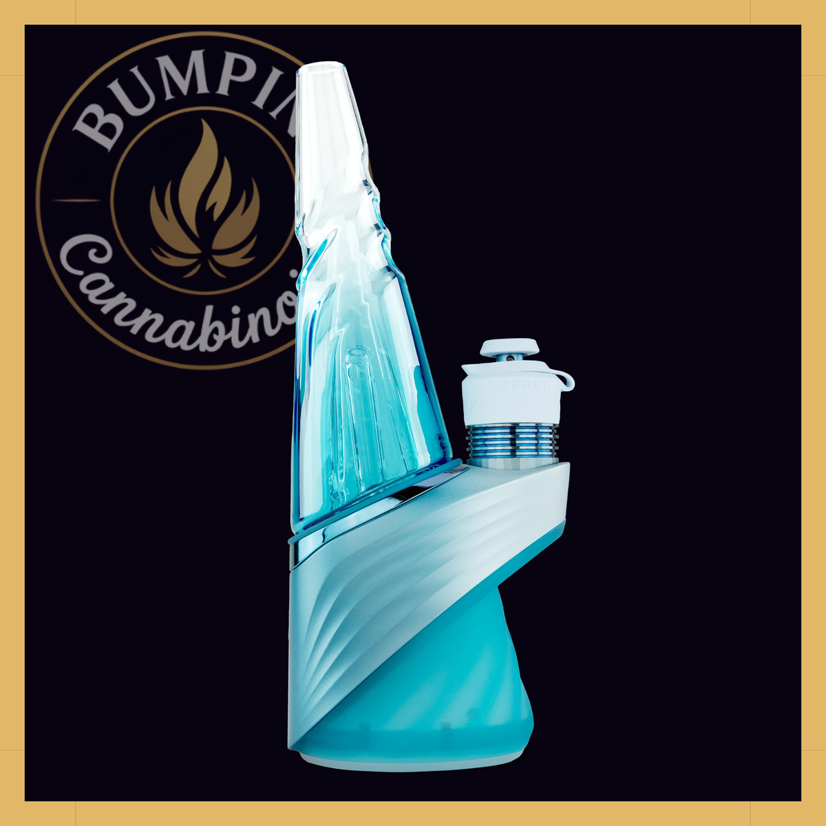 Puffco Peak Pro 3DXL Glacier limited edition product image showing sculpted glass design
