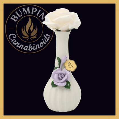Rose Vase – Porcelain Floral Art Piece