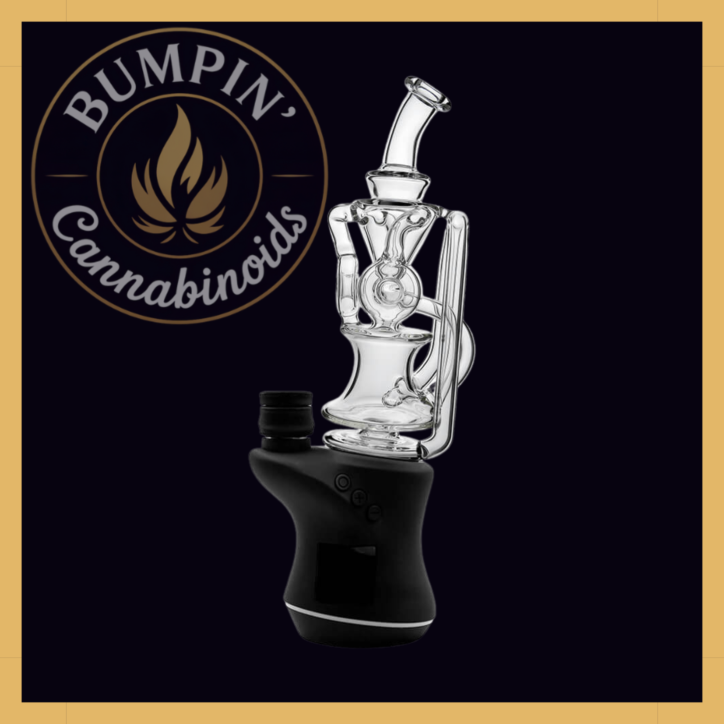 Triple Donut Recycler Glass Attachment | Calibear