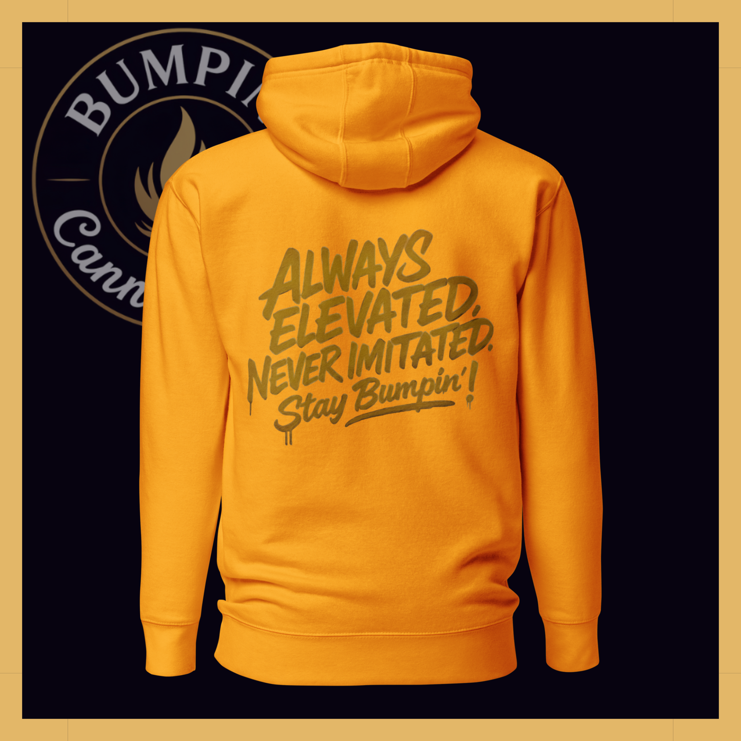 Bumpin’ Cannabinoids Classic Hoodie | Team Gold