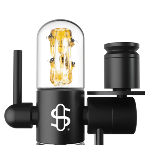 "Save the Bees" Straight Glass Upstem | Bong Accessory - Bumpin' Cann