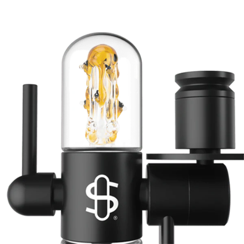 “Save the Bees” Glass Upstem | Percolator Bong Part - Bumpin' Cann