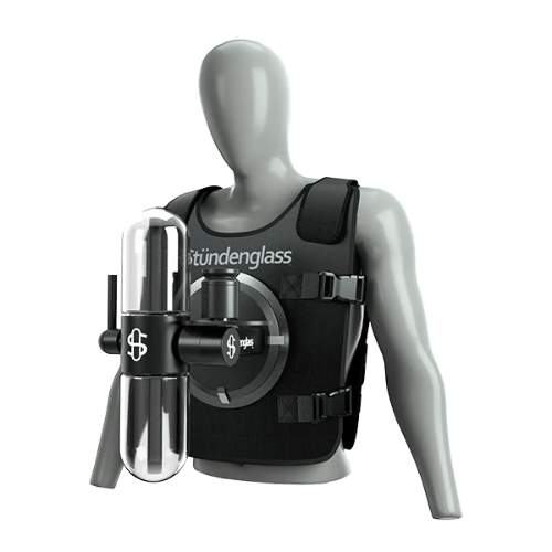 Stündenglass Chest Mount – Hands-Free Harness for Full-Size Gravity Infuser - Bumpin' Cann