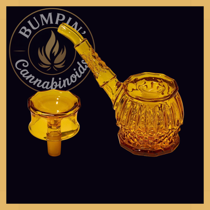 NWTN Home Highball borosilicate glass bubbler - Honeycomb