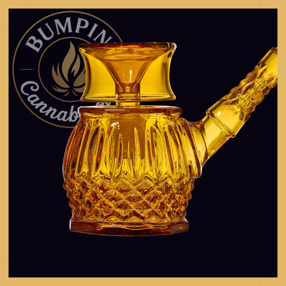 NWTN Home Highball borosilicate glass bubbler - Honeycomb