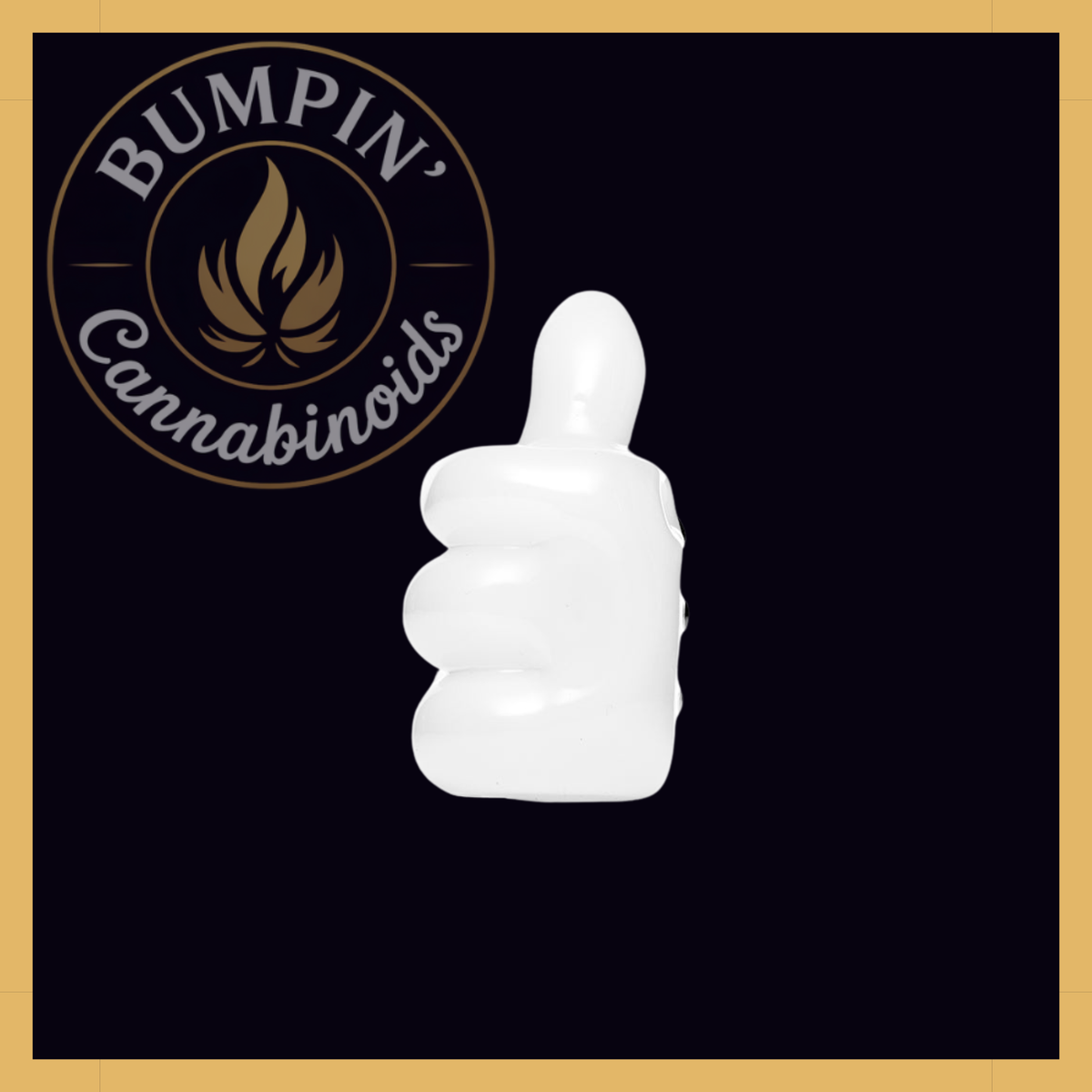 Hemper High Jinx Cartoon Hand Glass novelty shape