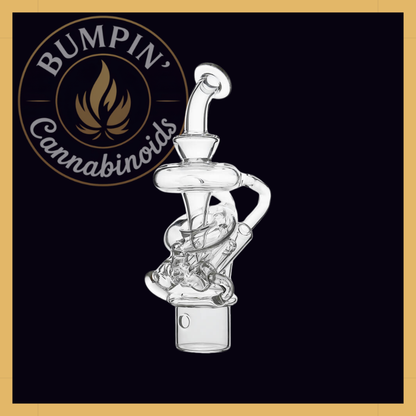 Calibear Double Jet Vortex Glass Attachment for Dr. Dabber Switch²