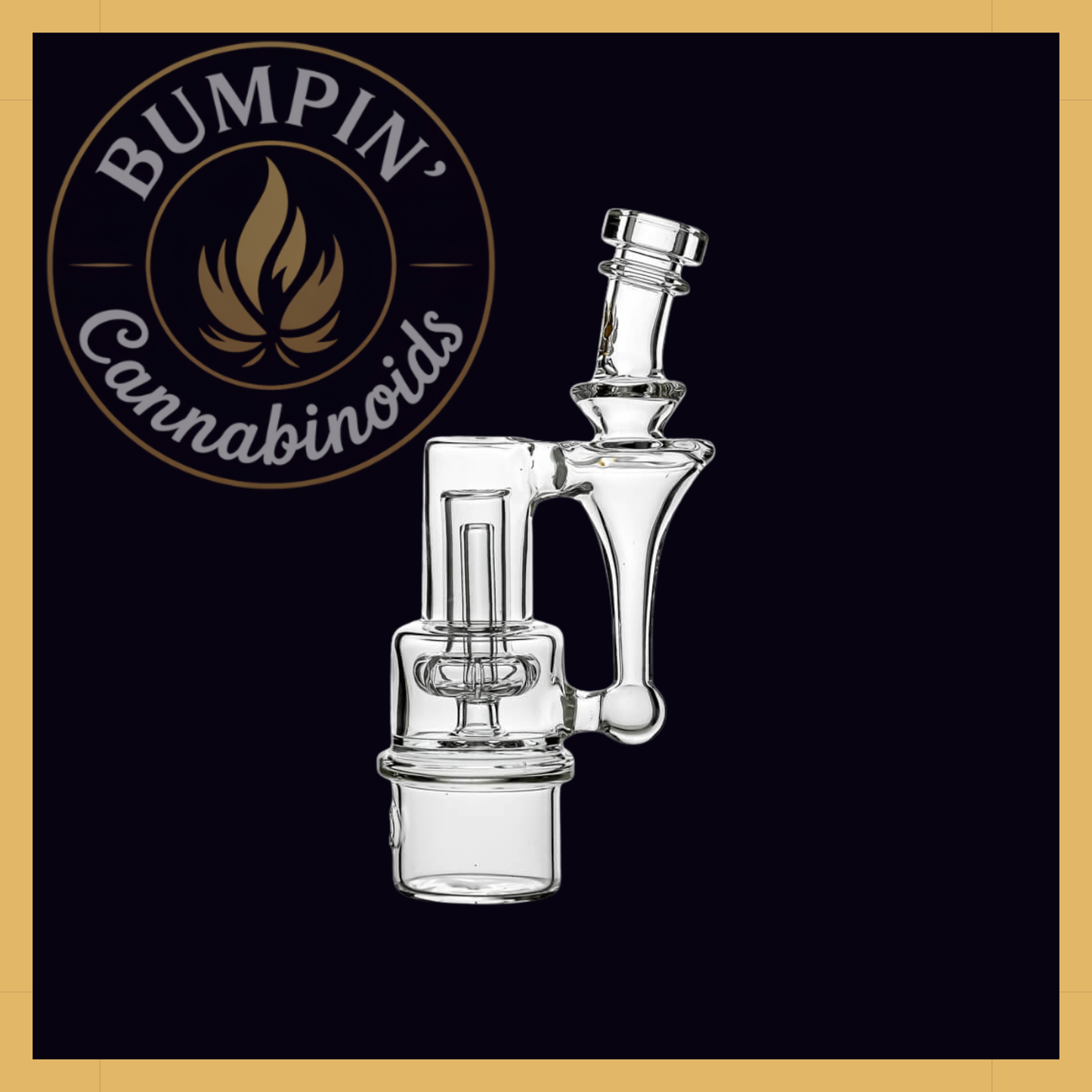 Calibear RBR Recycler Glass Attachment For Dr. Dabber Switch 2