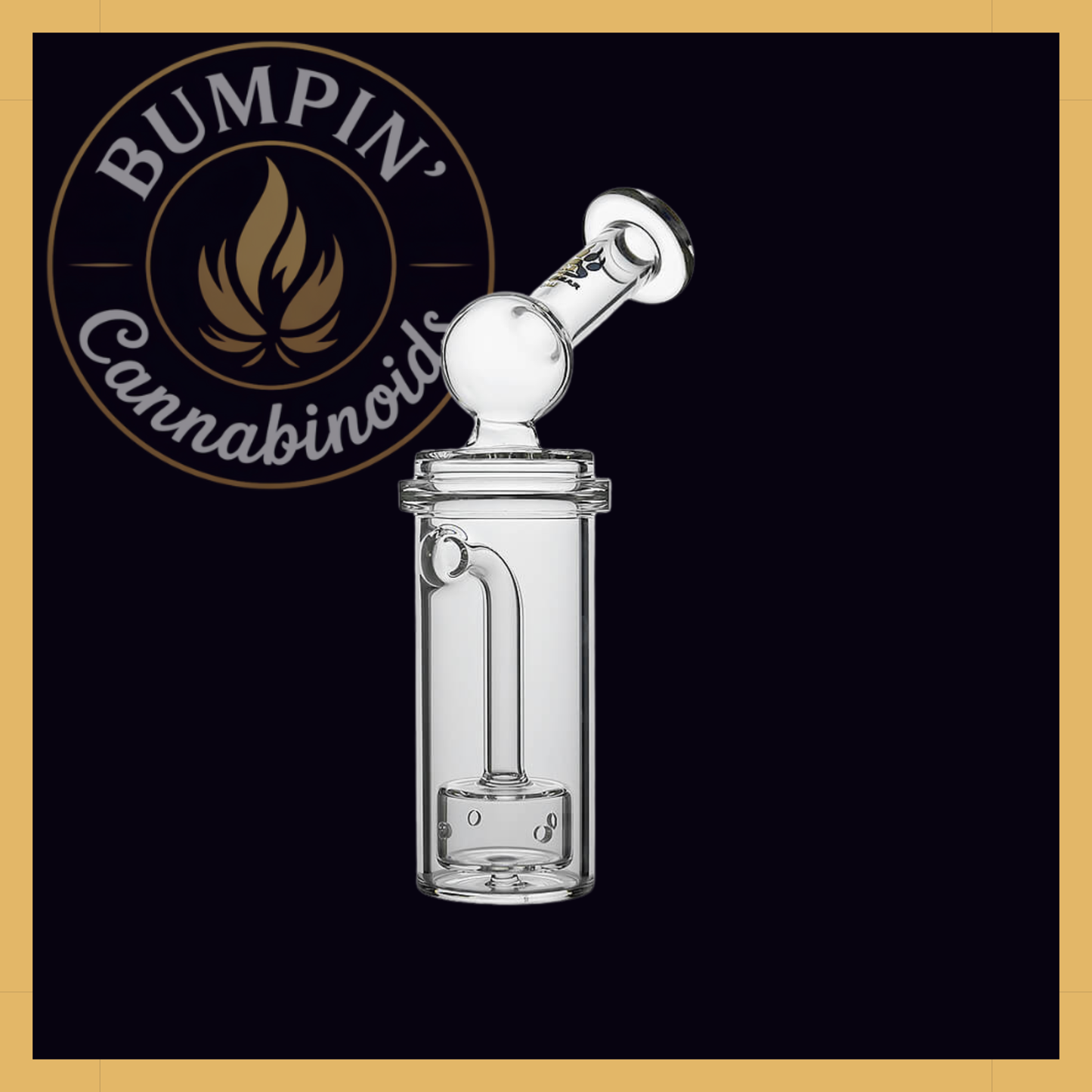 CURVE FLOW SIDECAR GLASS ATTACHMENT FOR DR.DABBER SWITCH 2 | CALIBEAR