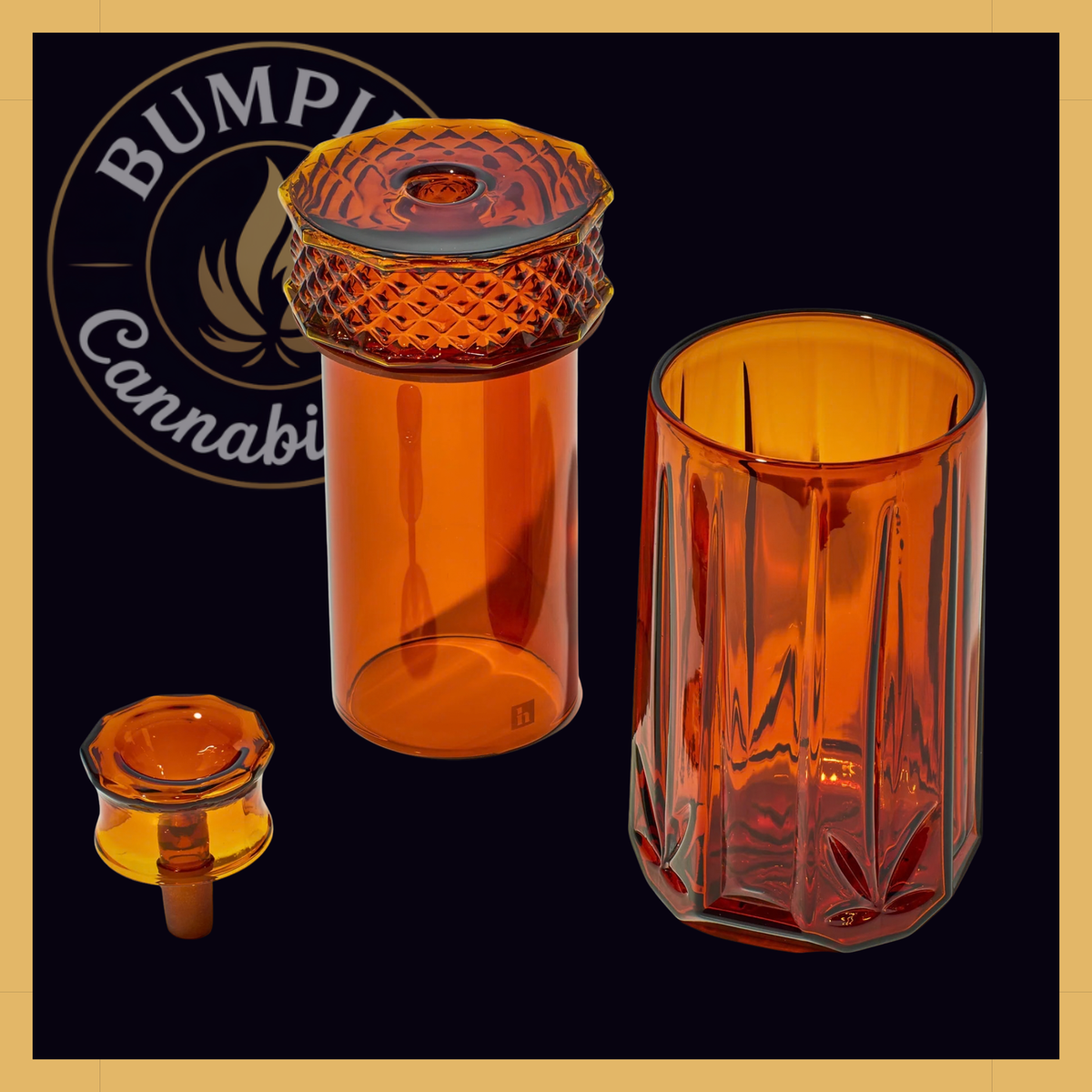 NWTN Home Highball borosilicate glass gravity system - Baltic Amber