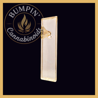 Hemper Gold Brick Hand Glass engraved detailing