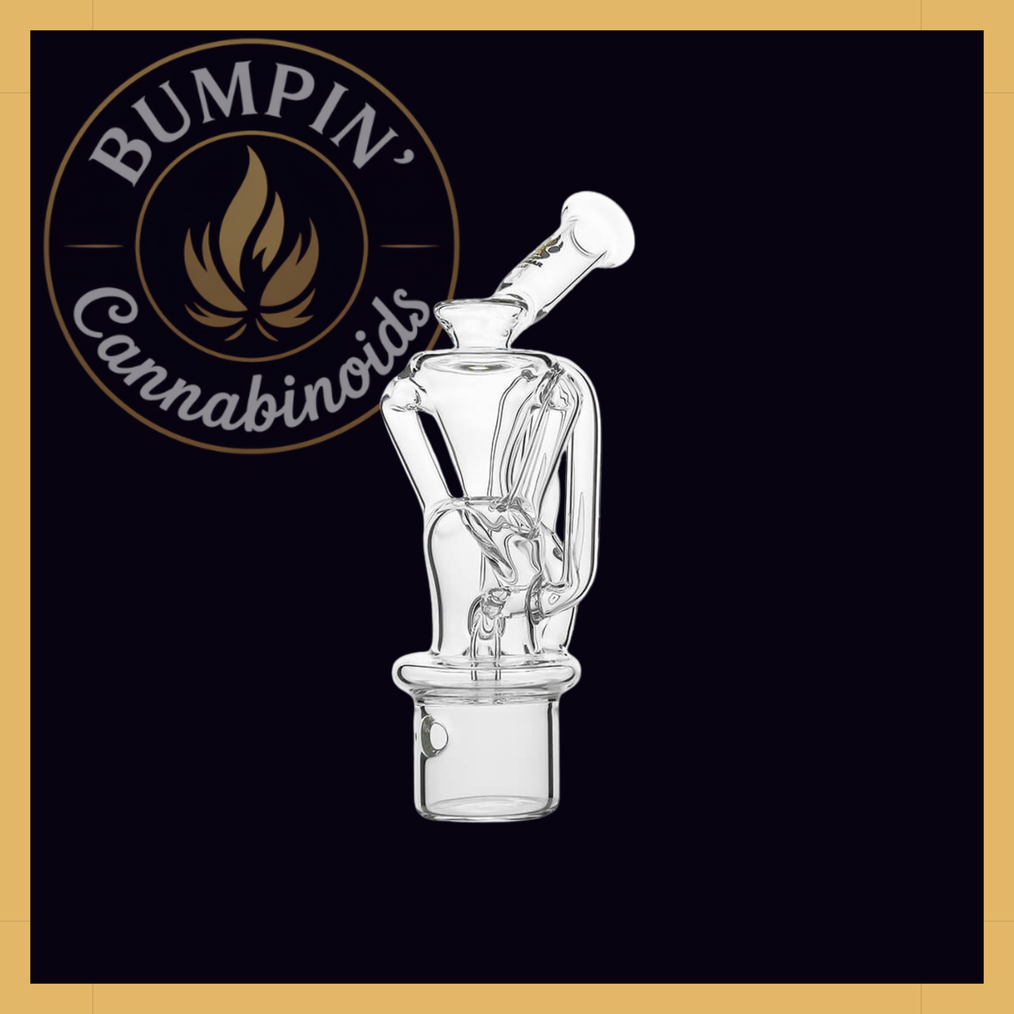 Calibear Dual Recycler Glass Attachment for Dr. Dabber Switch 2