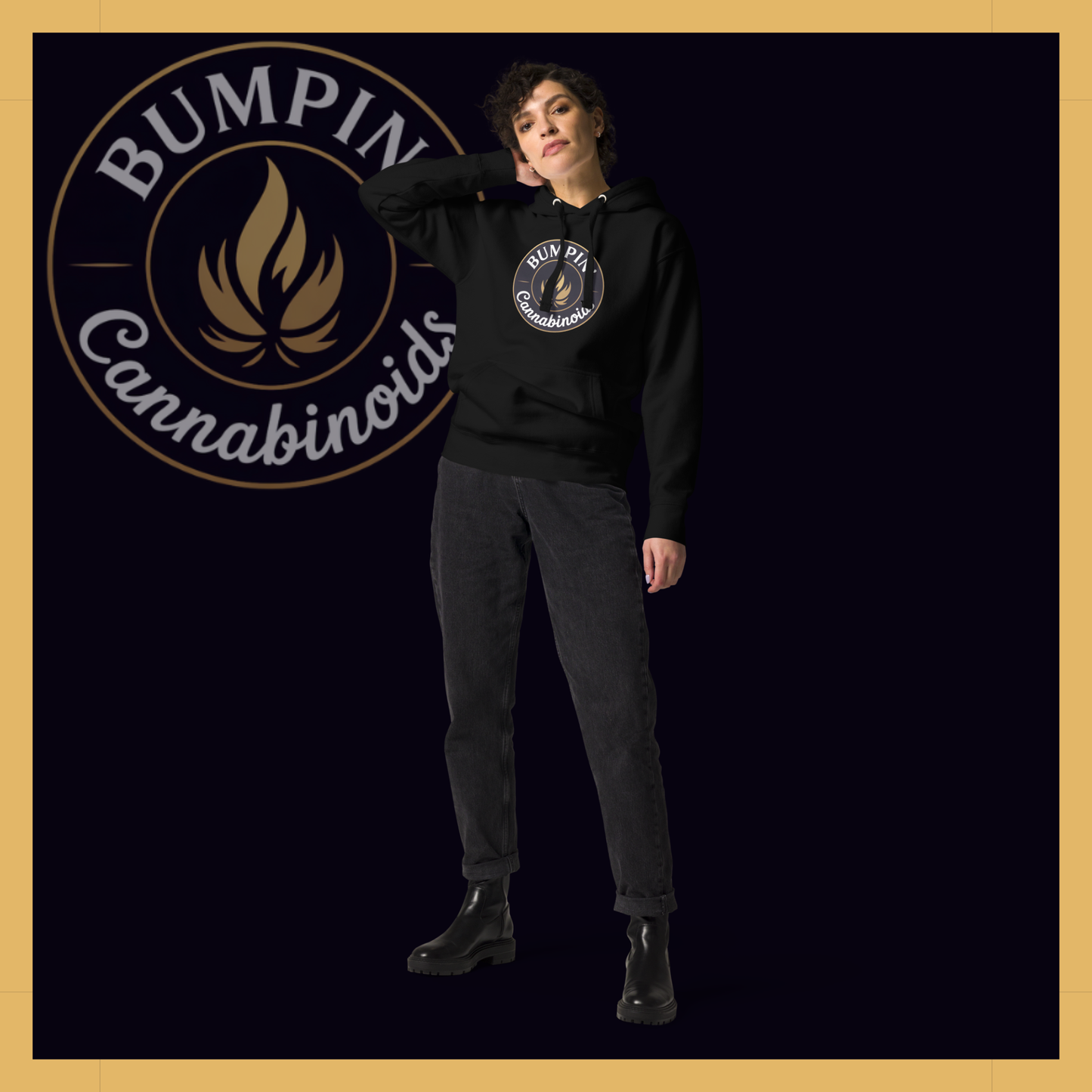 Bumpin’ Cannabinoids Classic Hoodie | Black
