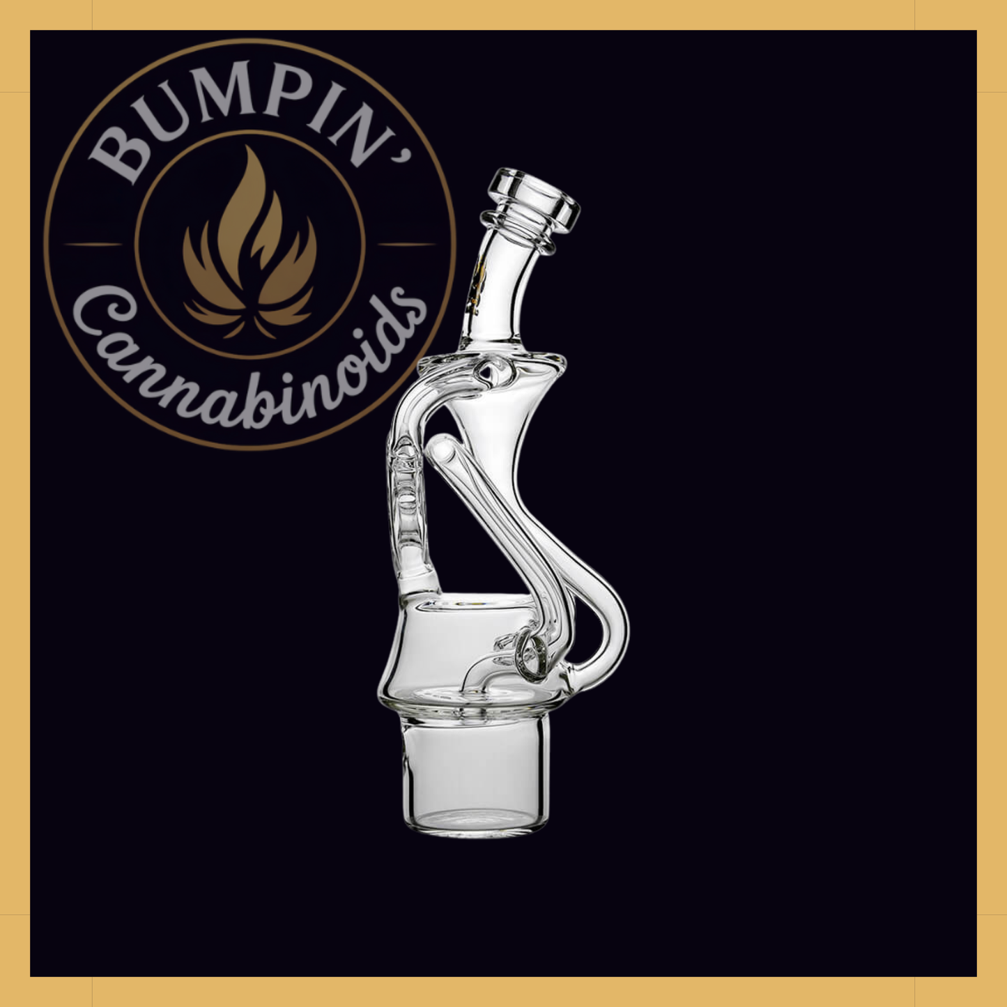 Calibear Swiss Donut Recycler Glass Attachment for Dr. Dabber Switch²