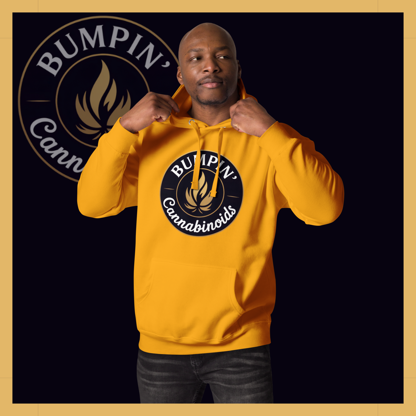 Bumpin’ Cannabinoids Classic Hoodie | Team Gold