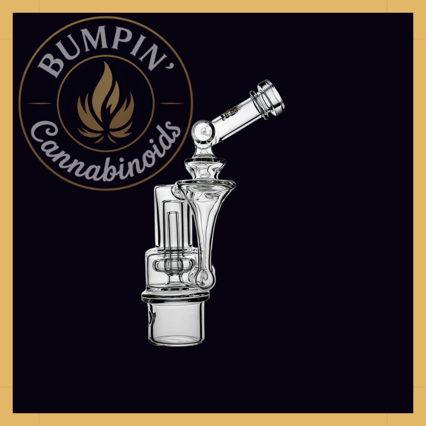 Calibear Duo RBR Recycler Glass Attachment For Dr. Dabber Switch 2