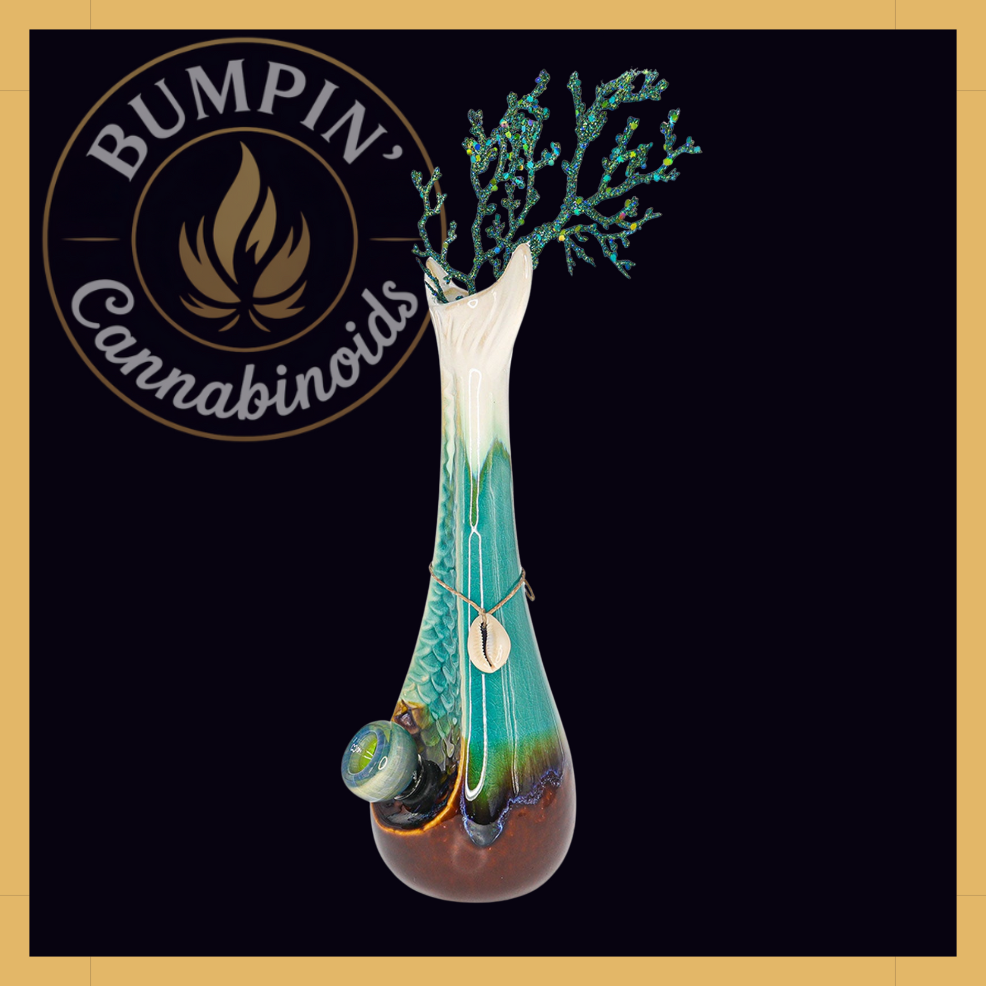 Mermaid My Bud Vase – Oceanic Ceramic Decor - Bumpin' Cann