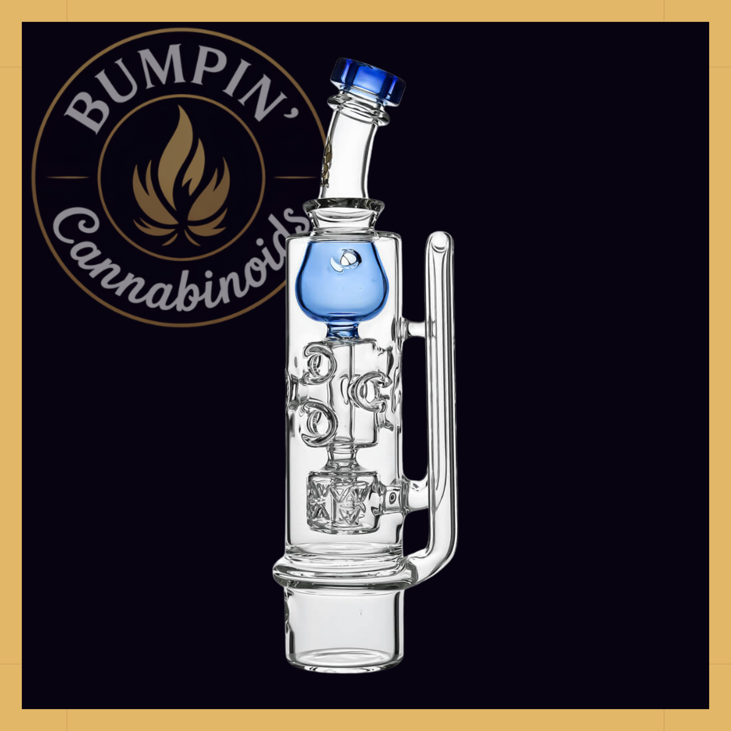 STRAIGHT FAB TORUS INCYCLER GLASS ATTACHMENT FOR DR.DABBER SWITCH 2 | CALIBEAR