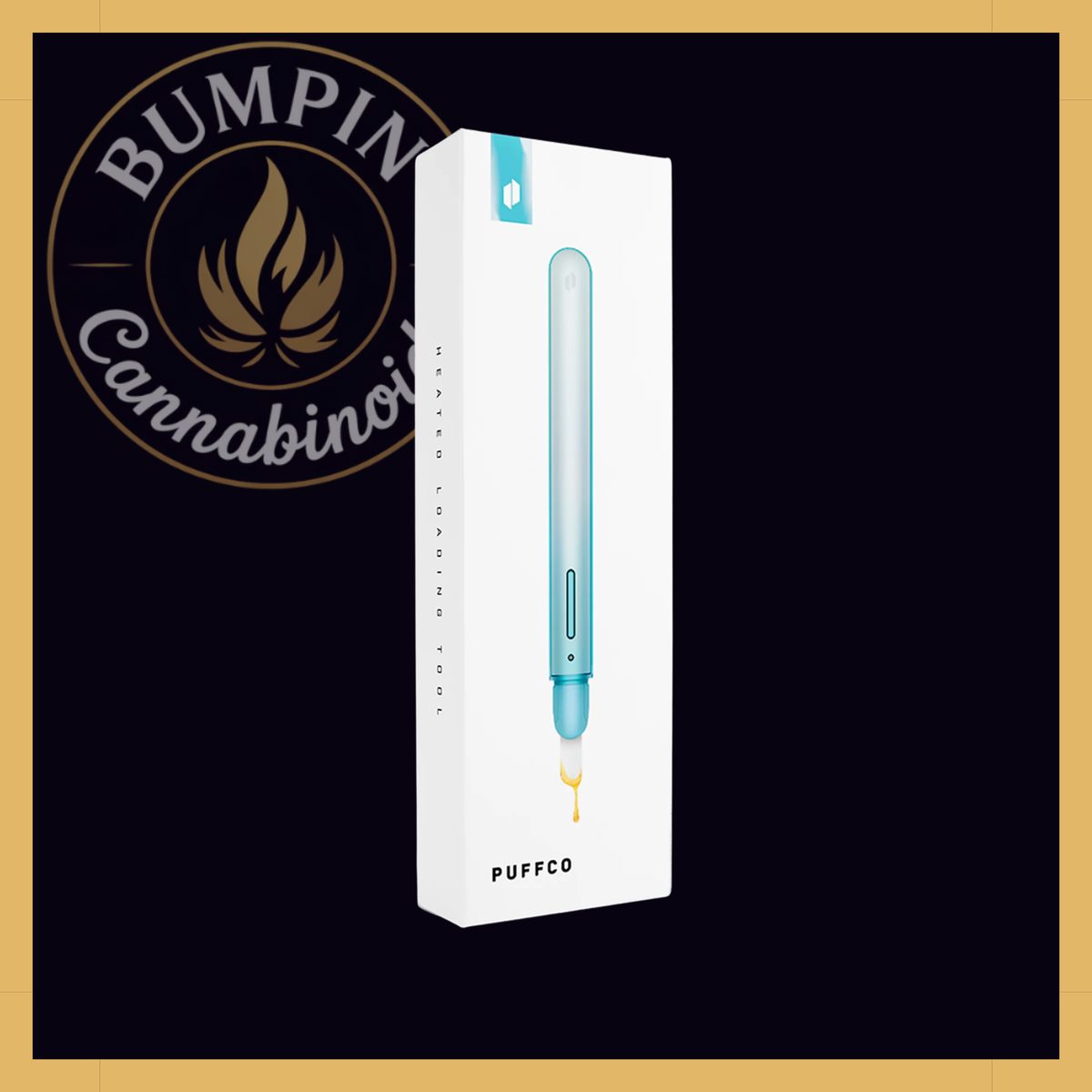 Glacier edition Puffco Hot Knife with icy blue finish