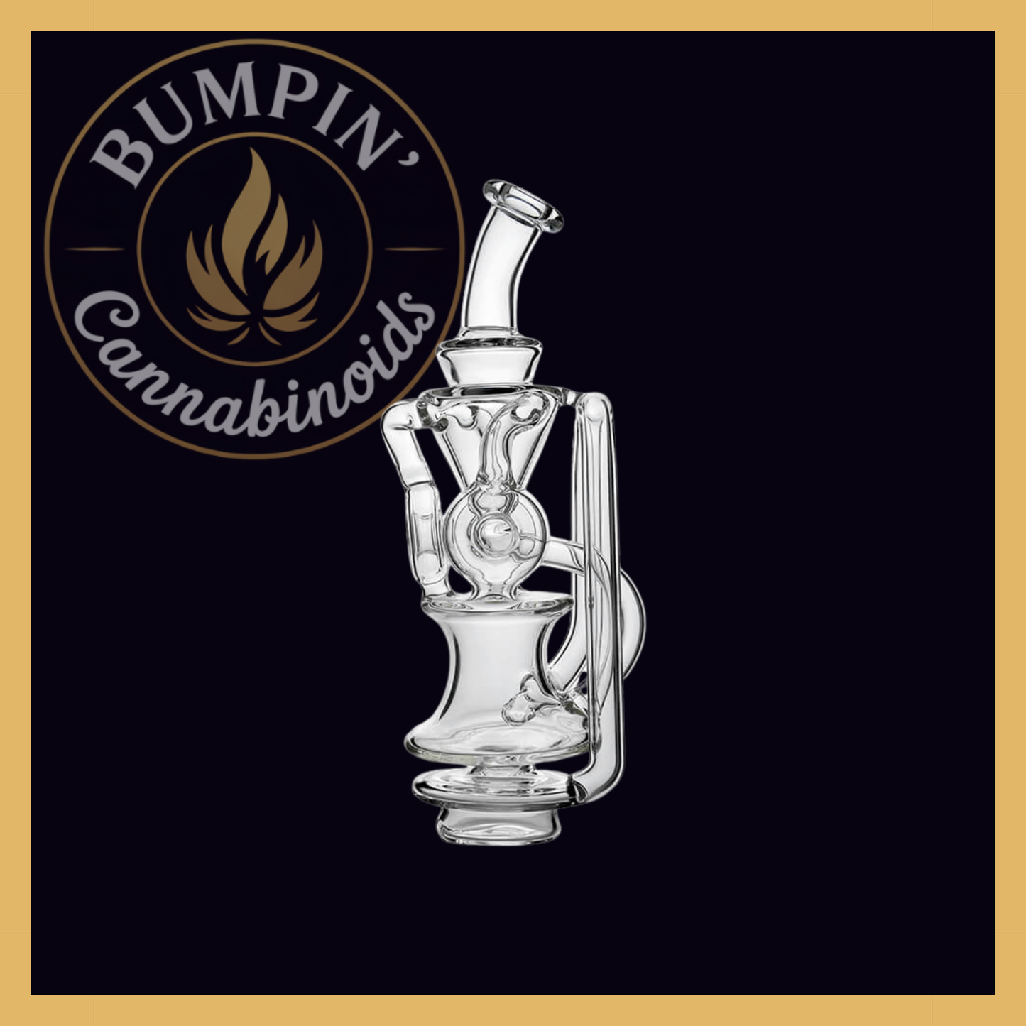 Triple Donut Recycler Glass Attachment | Calibear