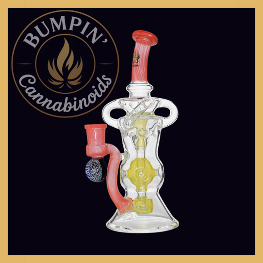 Calibear Triple Arm Swiss Fab Incycler Glass Rig W/ Marble