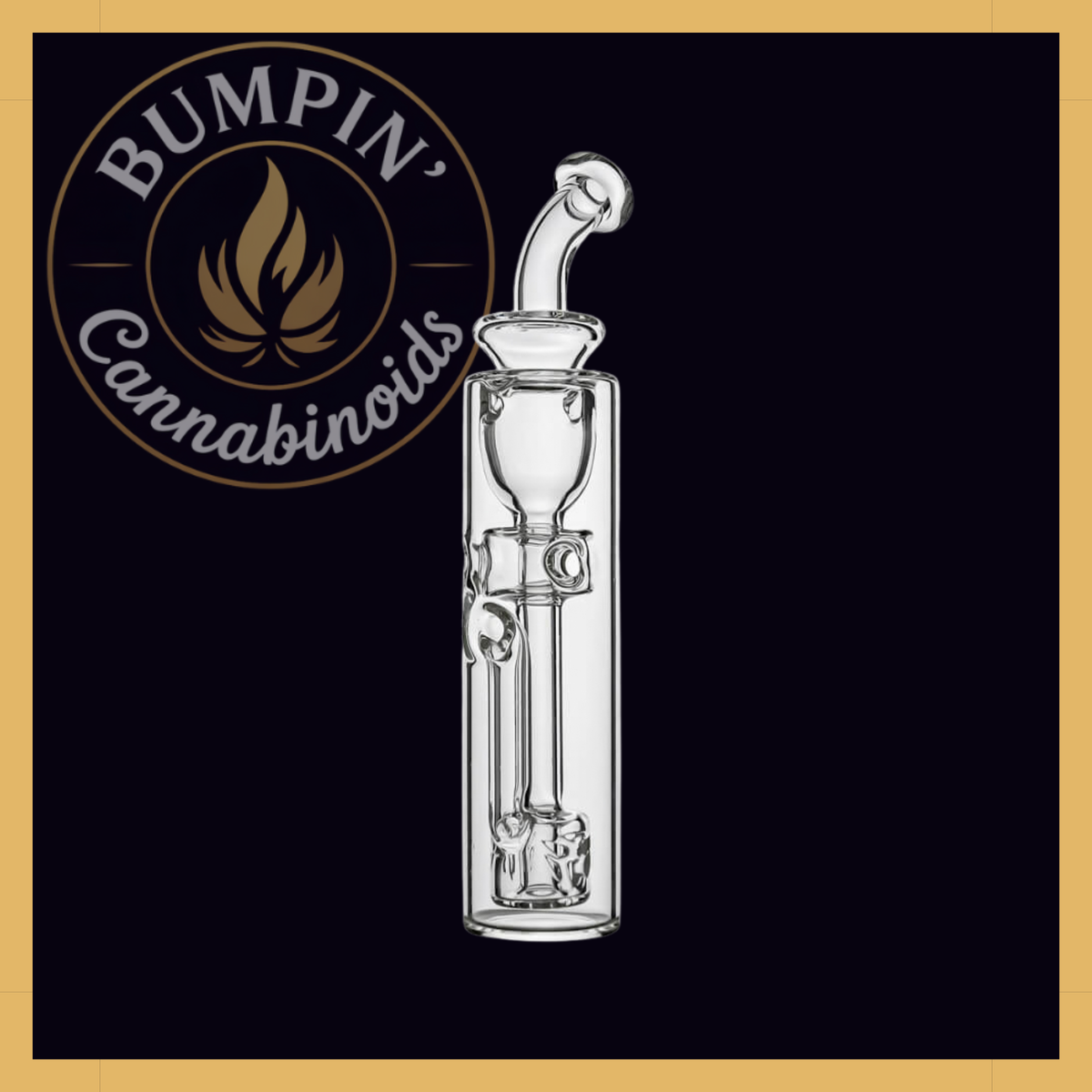 Calibear clear Fab Torus Incycler glass attachment for Dr. Dabber Switch Go