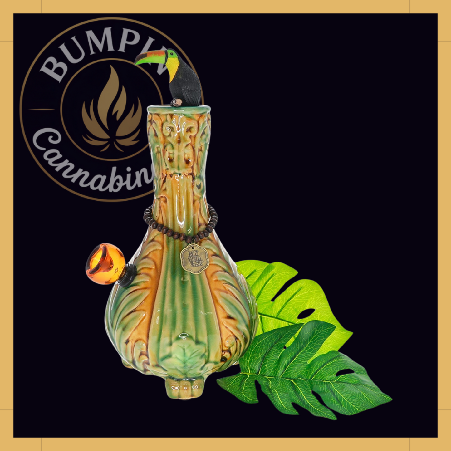 TocaCabana Vase – Tropical Porcelain Piece