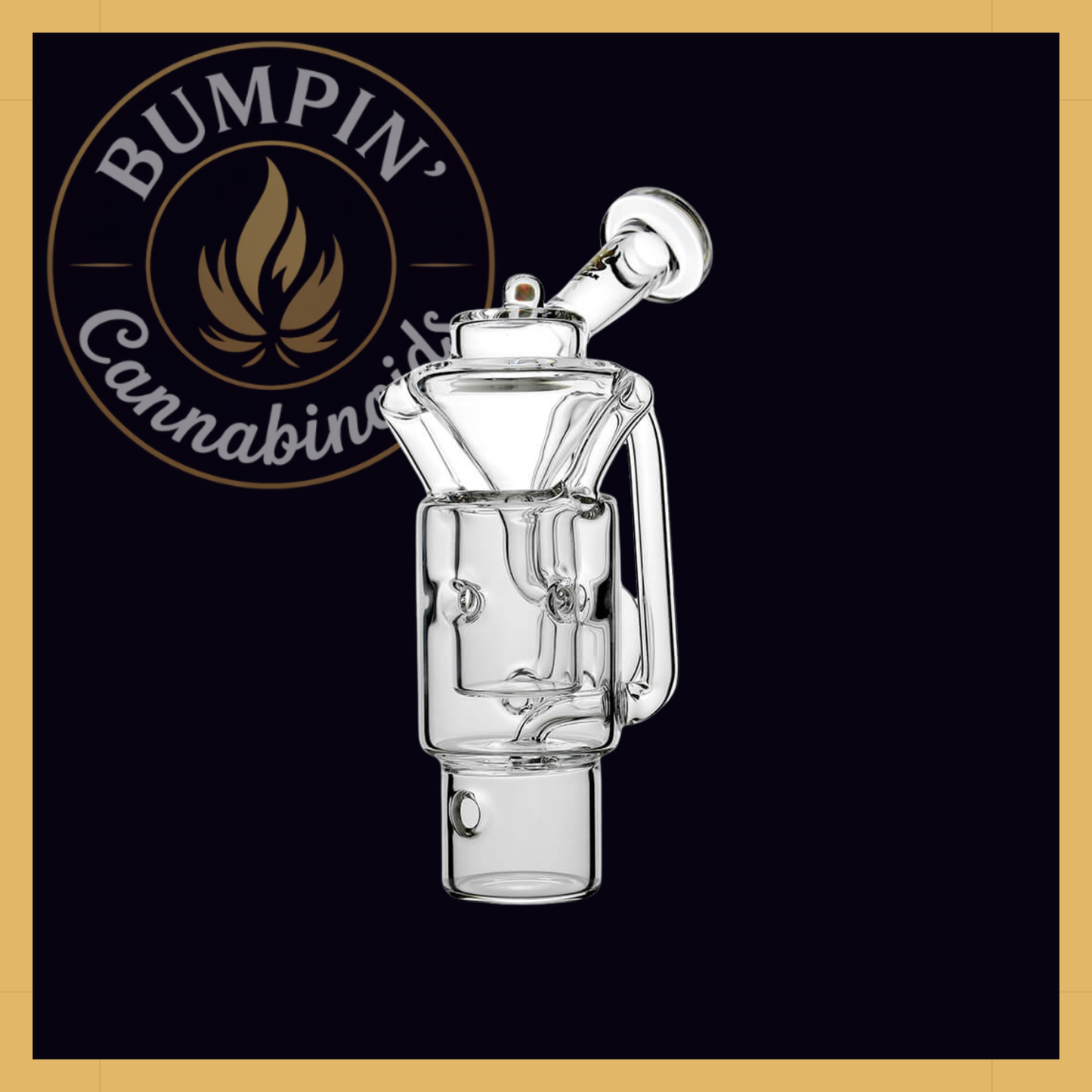 Calibear Straight Swiss Recycler Glass Attachment for Dr. Dabber Switch²
