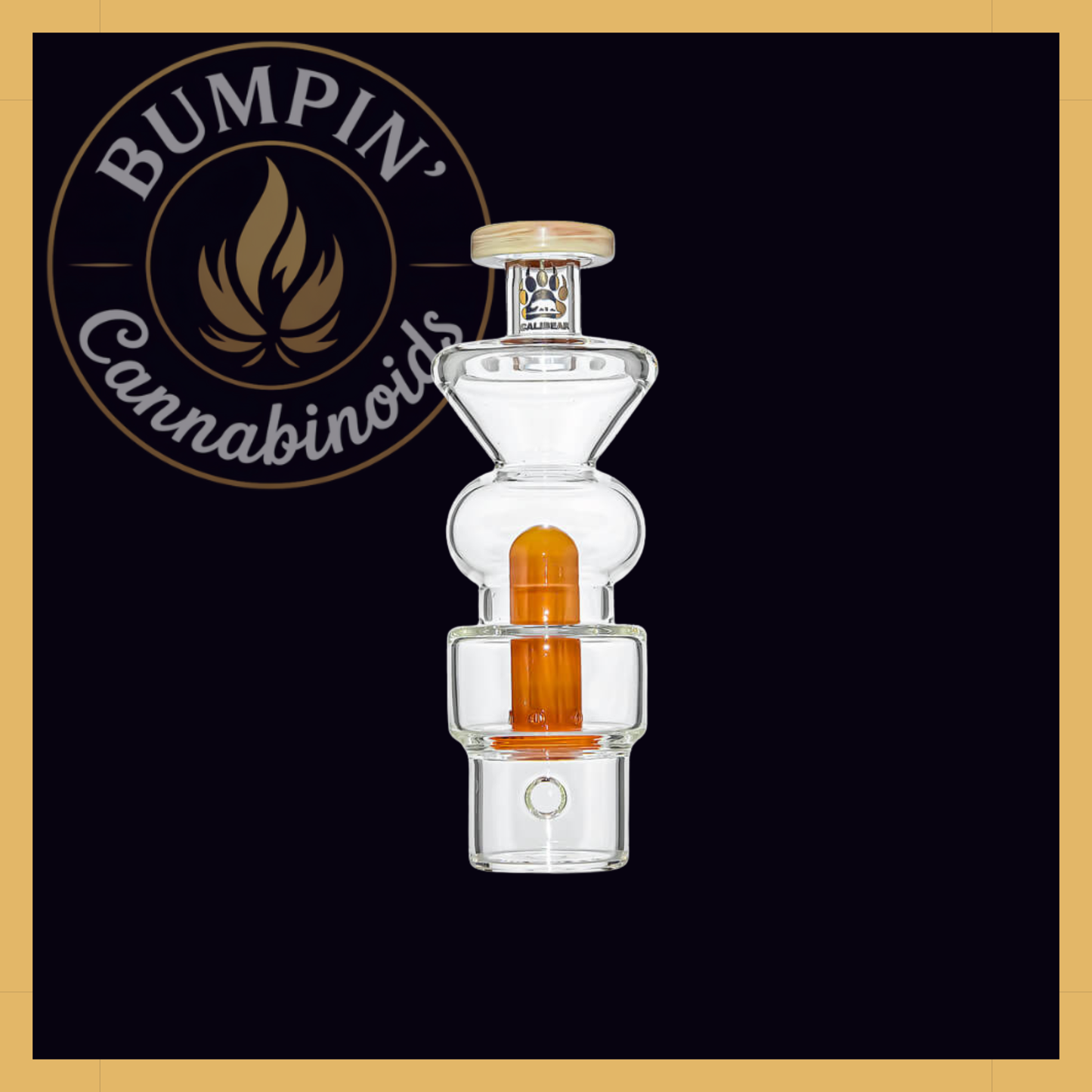 HOURGLASS DESIGN GLASS ATTACHMENT FOR DR.DABBER SWITCH 2 | CALIBEAR