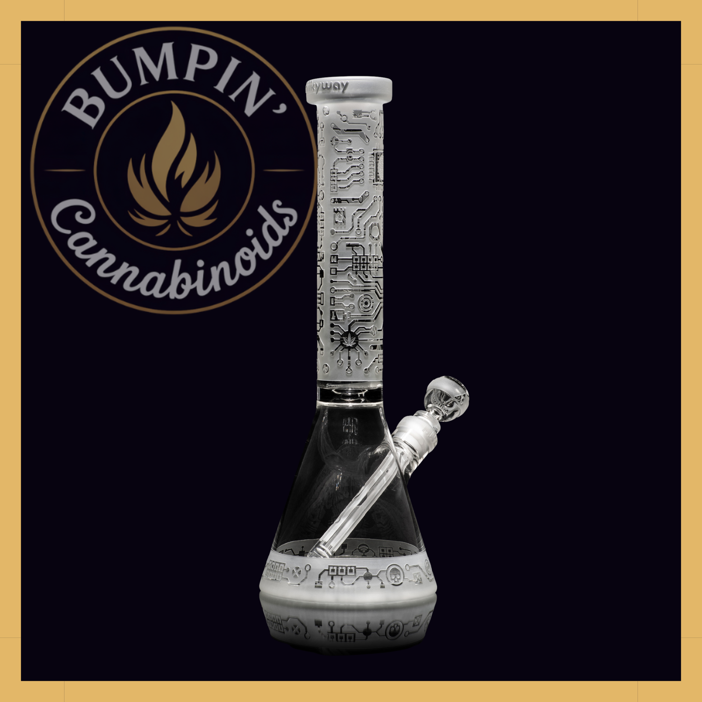 Circuitboard 15" Clear Beaker Glass