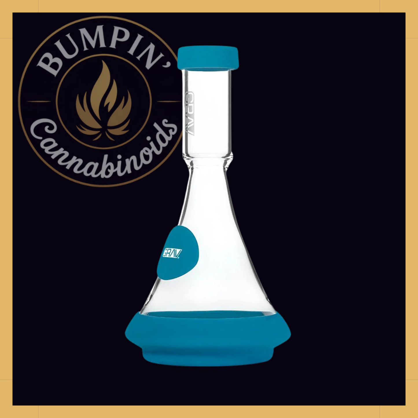 Grav Deco Beaker in Silicone