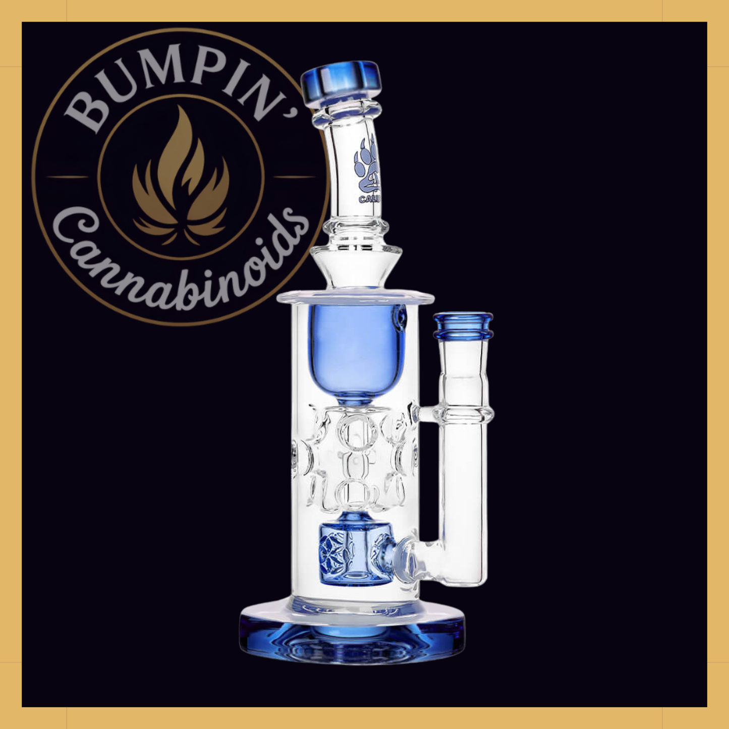 Calibear Straight Fab Torus Glass Rig | Seed of Life Perc