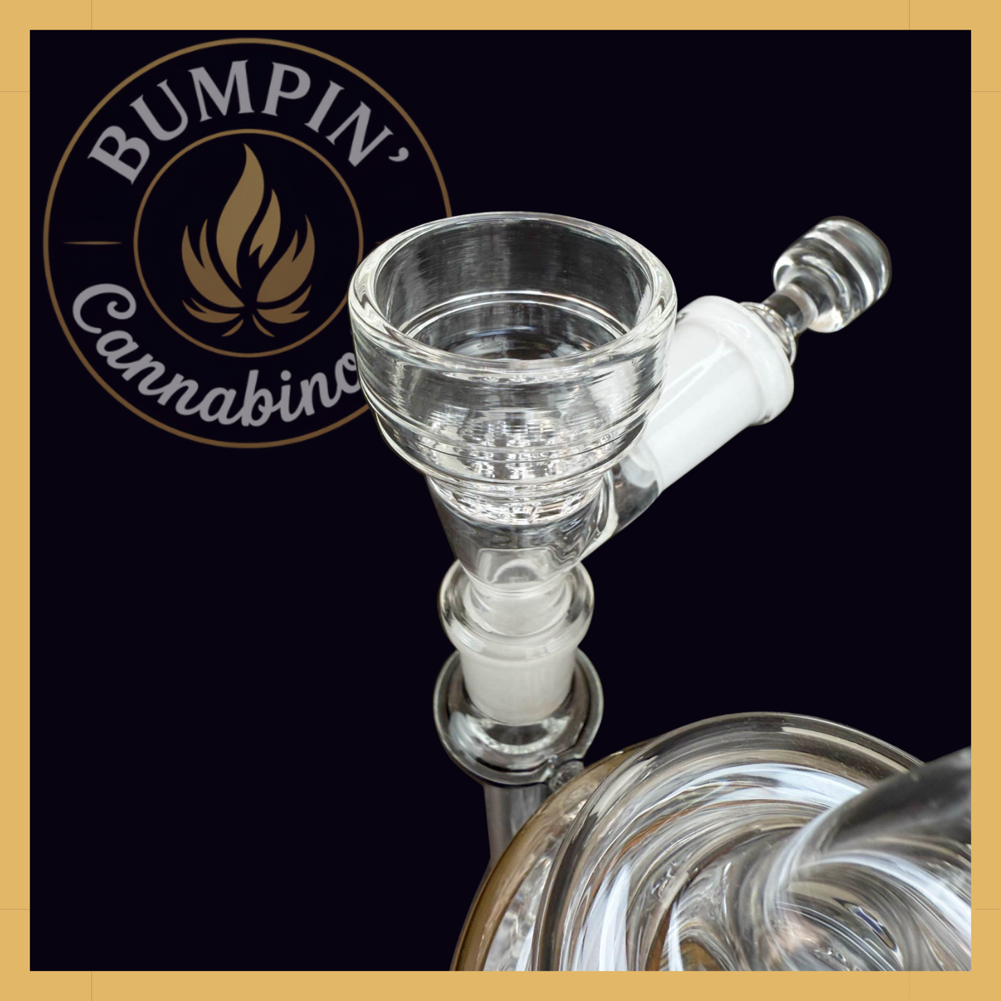 Glass Bowl with Pass-Through Carb