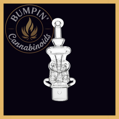 Calibear Double Jet Vortex Glass Attachment for Dr. Dabber Switch²