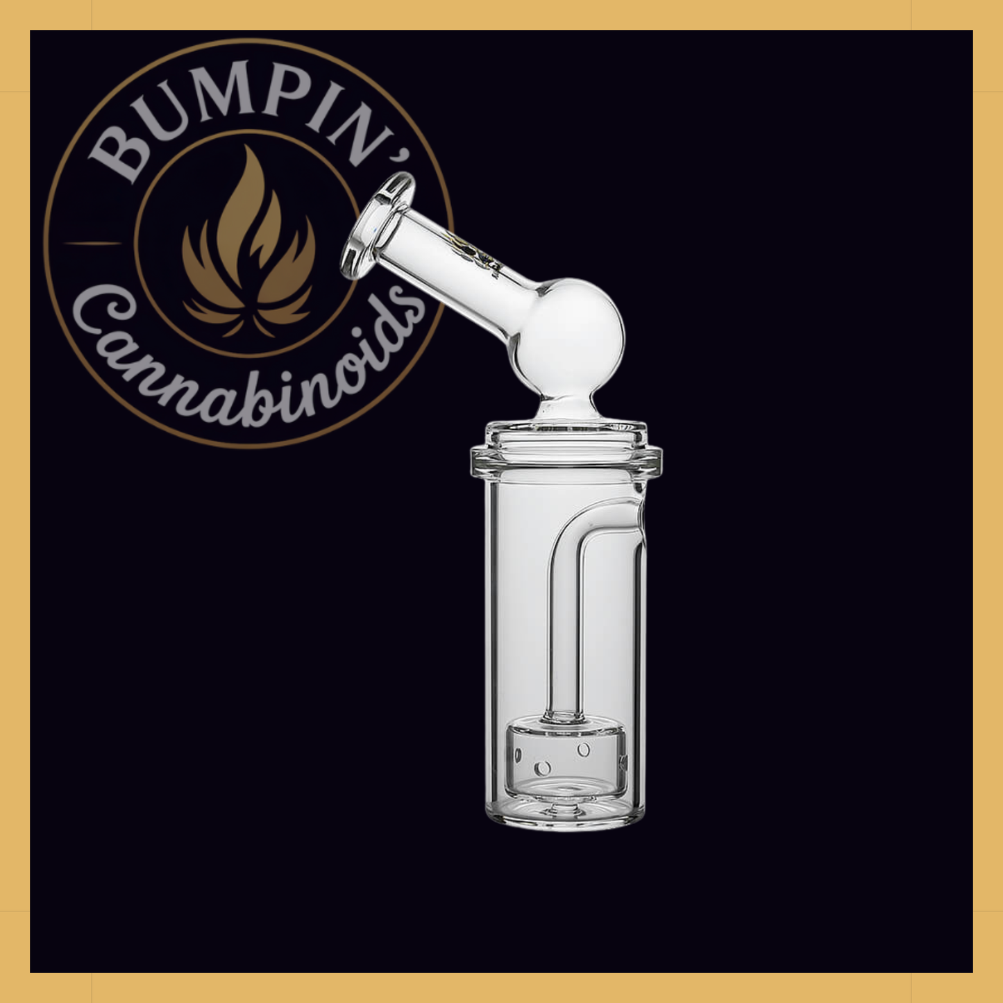 CURVE FLOW SIDECAR GLASS ATTACHMENT FOR DR.DABBER SWITCH 2 | CALIBEAR