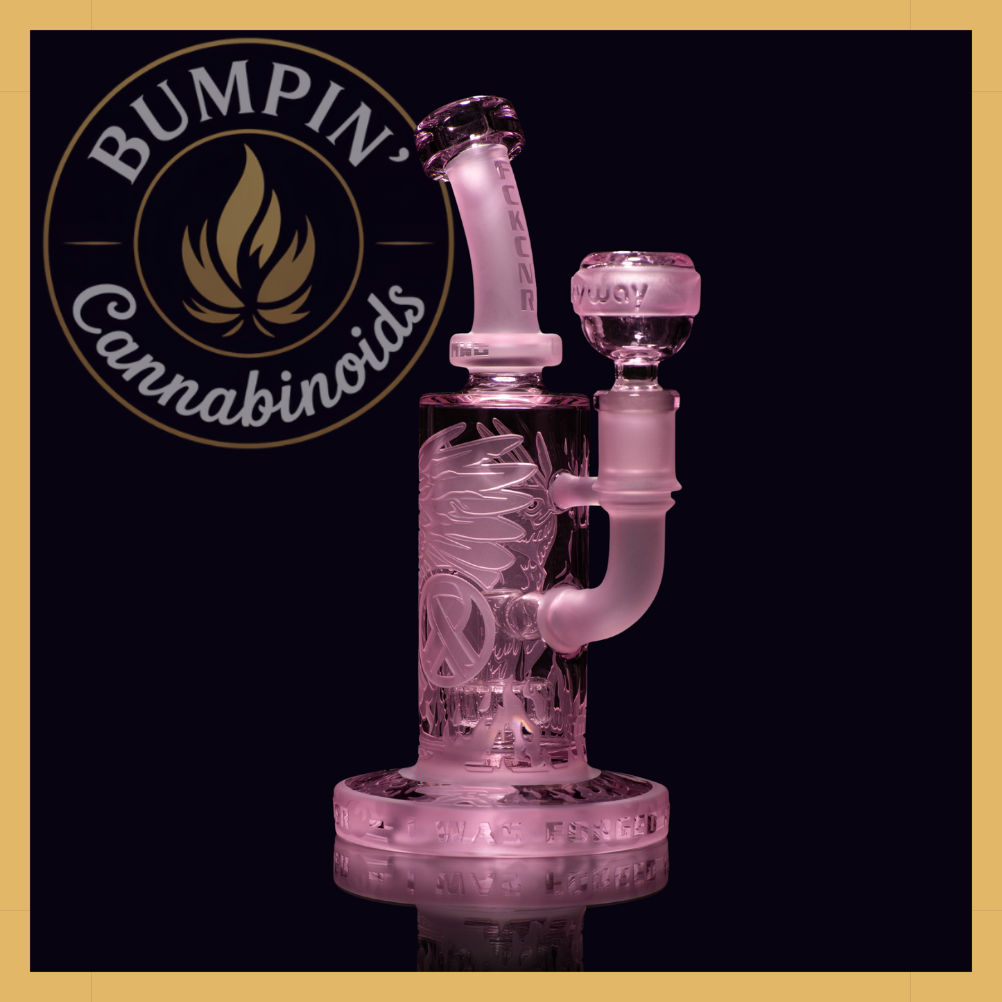 Phoenix: Forged in Fire 6" Pink Cancer Dab Rig