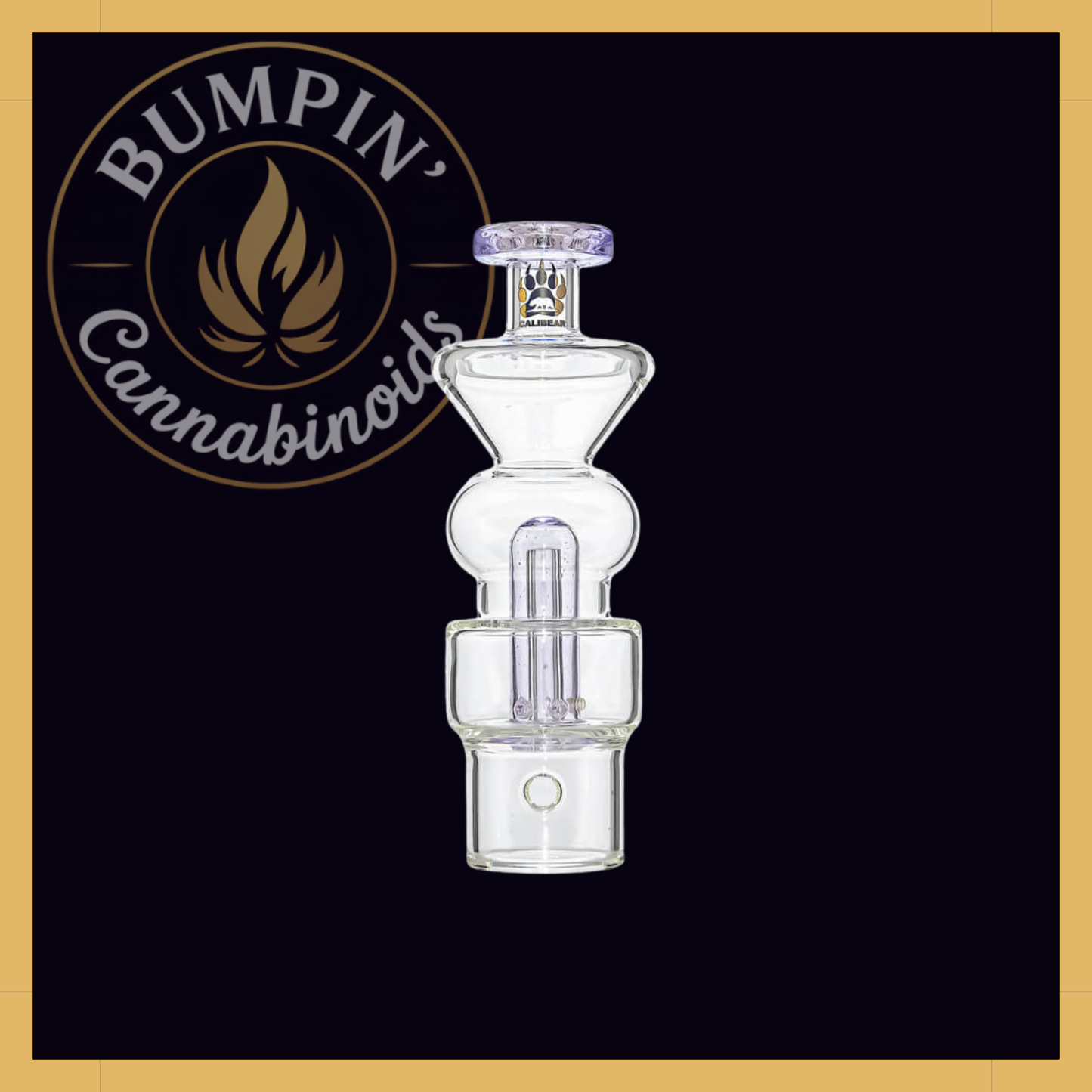 HOURGLASS DESIGN GLASS ATTACHMENT FOR DR.DABBER SWITCH 2 | CALIBEAR