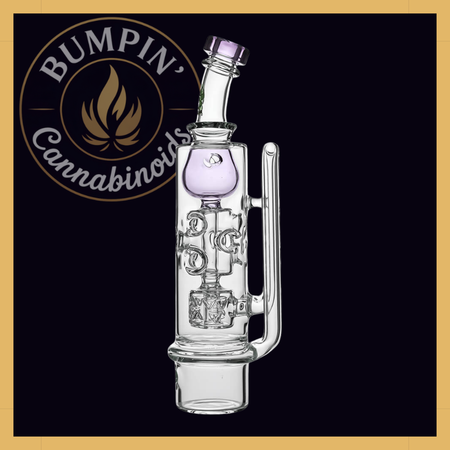 STRAIGHT FAB TORUS INCYCLER GLASS ATTACHMENT FOR DR.DABBER SWITCH 2 | CALIBEAR